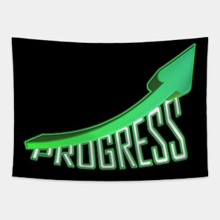 Progress - inspirational design Tapestry