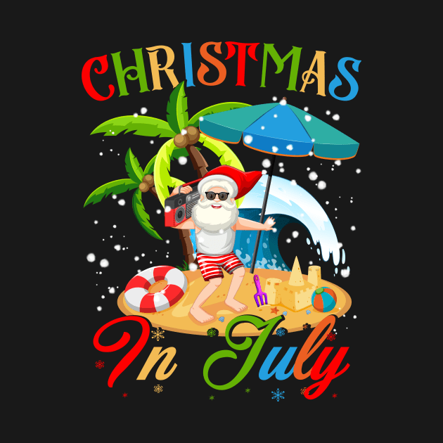 Christmas In July Gift For Boys Girls Kids by Los San Der