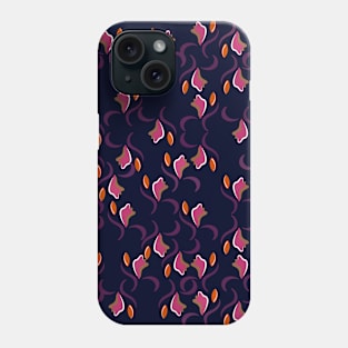 Colorful floral pattern ornament for textiles Phone Case