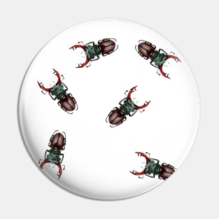 Stag beetles Pin