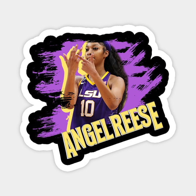 angel reese Magnet by Bread Barcc