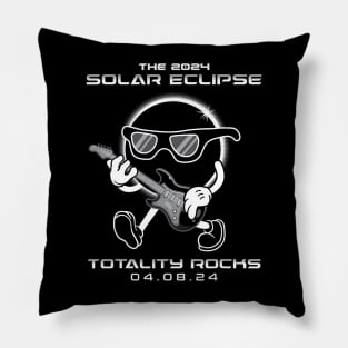 2024 Total Solar Eclipse Totality Rocks Funny Matching Pillow