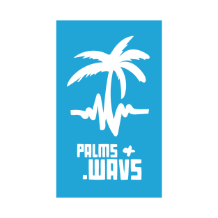 Palms and Wavs Emblem Pocket Tee - Blue T-Shirt