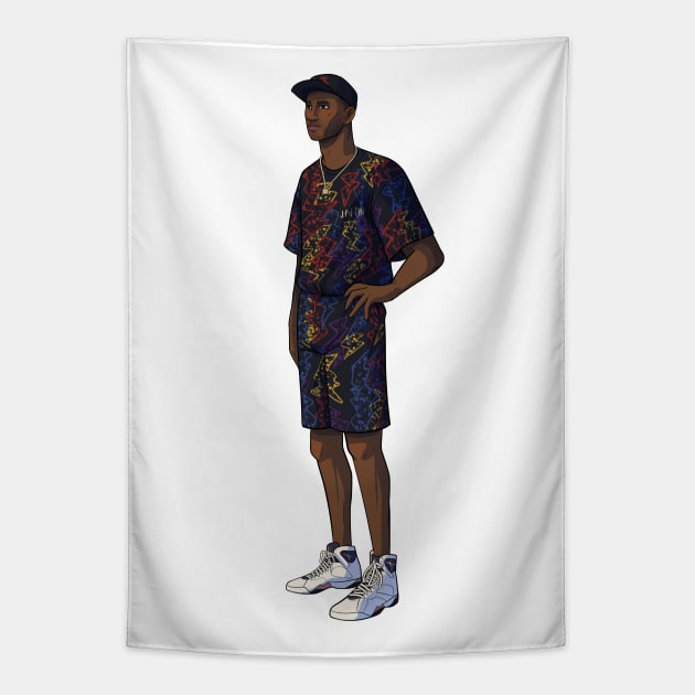 Barcelona Jordan Tapestry by Jspa