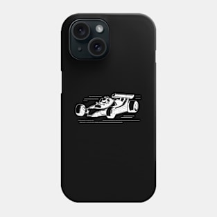 Formula Car Racer Formula Racing Car Guy Phone Case