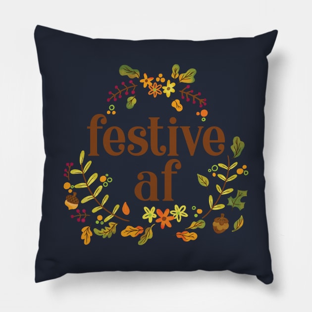 Festive af Pillow by Gestalt Imagery