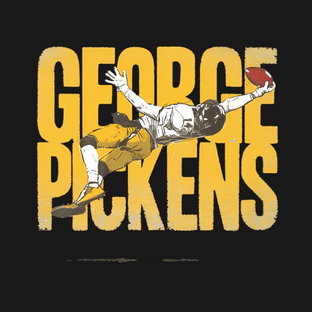 George Pickens Pittsburgh One Hand Catch Bold by caravalo