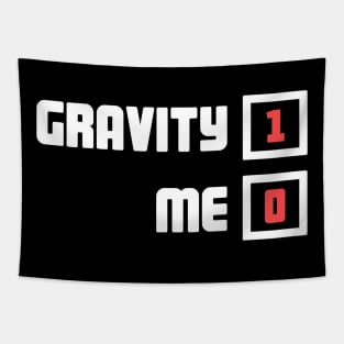 Gravity - Funny Broken Foot Or Toe Gift Tapestry