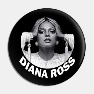 Diana Ross Fans Art Pin