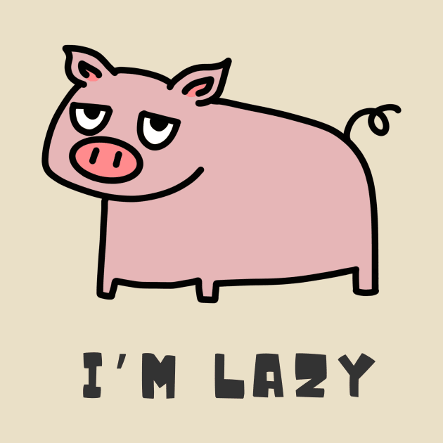 A cute lazy pig by Radi-SH