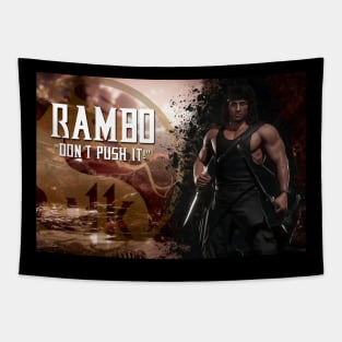 Rambo from Mortal Kombat 11 Art Print - 77211353 Tapestry