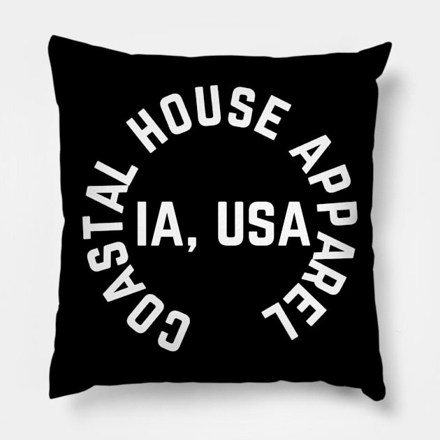 Coastal House Apparel Logo Pillow by Coastal House Apparel 