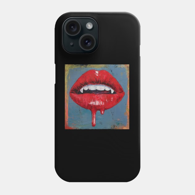 Vamp Lips Phone Case by WikiDikoShop