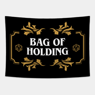 Bag of Holding Dice Container Dungeons Crawler and Dragons Slayer Tapestry