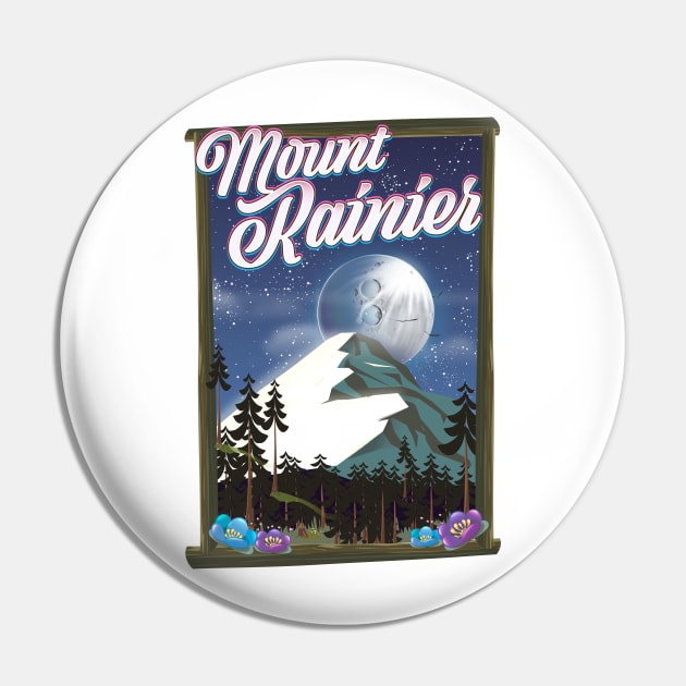 Mount Rainier USA Pin by nickemporium1