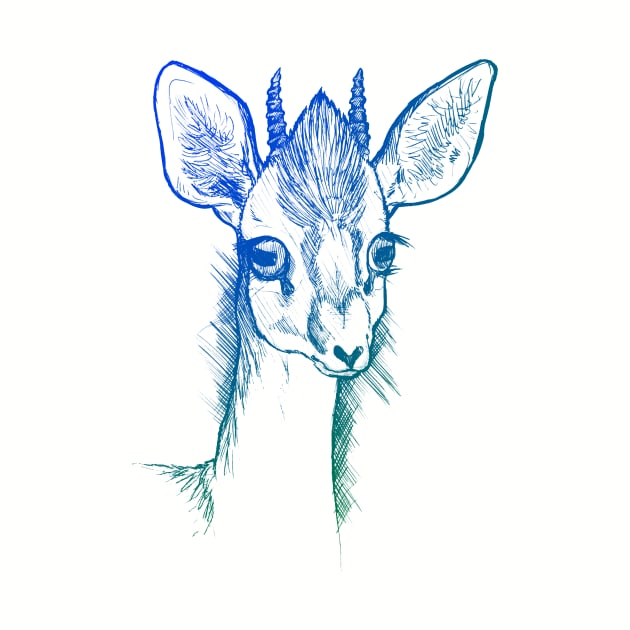 Dik-Dik Blue/Green by TehNessa