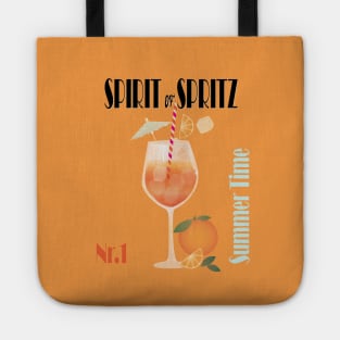 Retro Aperol Spritz, Summer Drinks, Cocktails Tote