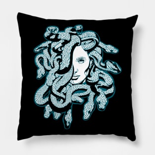 Stone Cold Medusa Pillow