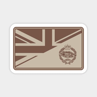 The Royal Tank Regiment (Small logo - Desert Subdued) Magnet