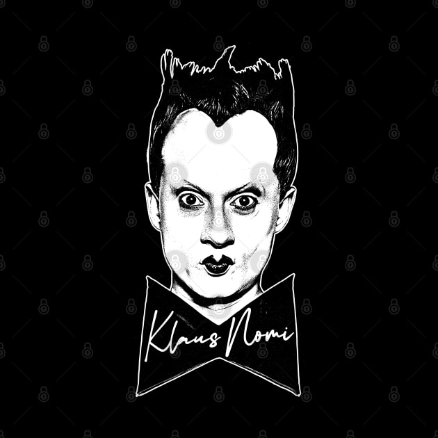 Klaus Nomi / /  Retro Fan Art Design by DankFutura