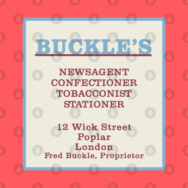 Buckle's Newsagent Call the Midwife London Poplar by SonnyBoyDesigns