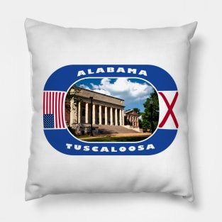 Alabama, Tuscaloosa City, USA Pillow