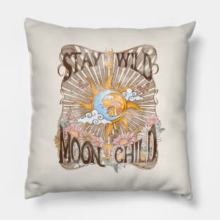 Stay Wild Moon Child Pillow