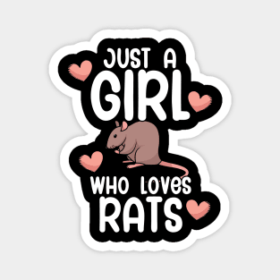 Just a girl who loves Rats Magnet