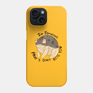 A very angry frog! Phone Case