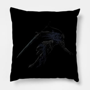 Fall of the Rebel Knight of Gwyn Pillow