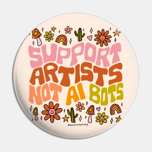 Support Artists Pin