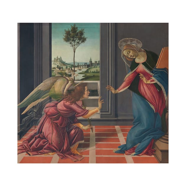 Annunciation by Sandro Botticelli by Classic Art Stall