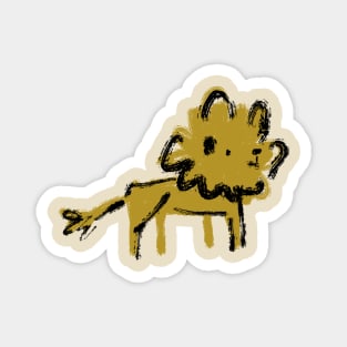 Cute Safari Lion Magnet