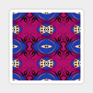 Iznik Vibrant Colour Pattern Magnet