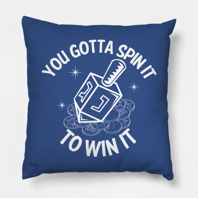 Spin To Win Pillow by PopCultureShirts