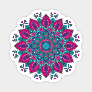 mandala-design, mandala-art, geometric, abstract, mandala and spirituality, colorful, rainbow, mandala pattern, mandala flower patterns, Flower Mandala ,Spirituality Magnet