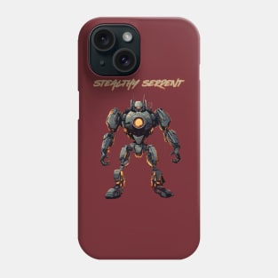 Futuristic Battle Robots Names of Power Stealthy Serpent Phone Case