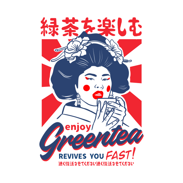 enjoy greentea by Nisu Studio