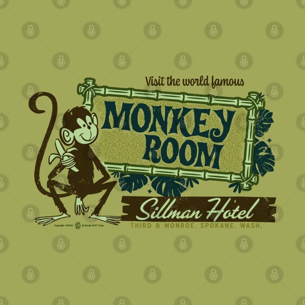 World Famous Monkey Room Vintage Spokane Washington by StudioPM71