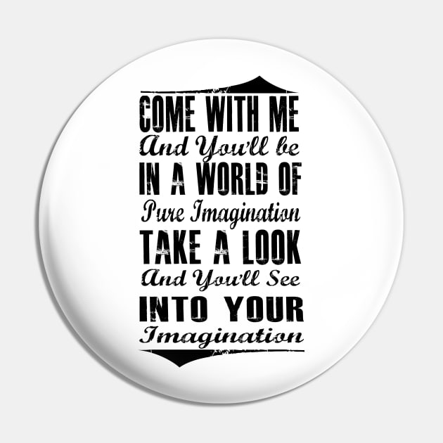 Pure Imagination  (Black version) Pin by kurticide