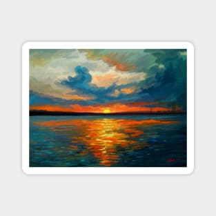 Sunset Impression Magnet