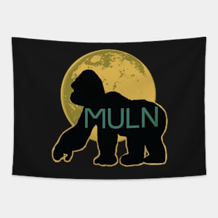 Golden Moon MULN hodl Ape Tapestry