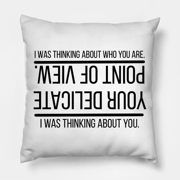 Little Freak, Harrys House, Point of view Pillow by emmamarlene