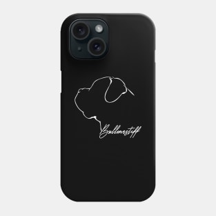 Proud Bullmastiff profile dog lover Phone Case