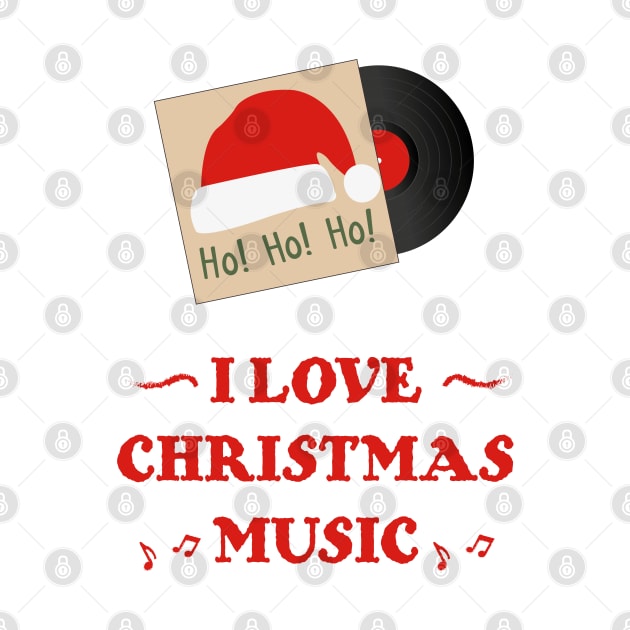 Christmas Music Ho Ho Ho | Santa Hat by Fluffy-Vectors