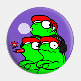 Lazy Frogs Crew 03 Pin