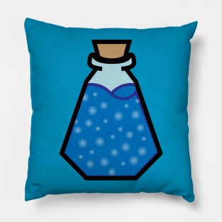 DIY Single Blue Potion or Poison for Tabletop Board Games (Style 4) Pillow