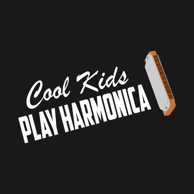 Cool Kids Play Harmonica by helloshirts