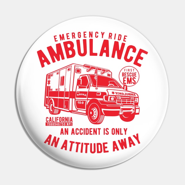 AMBULANCE, EMERGENCY RIDE Pin by BlackSideDesign