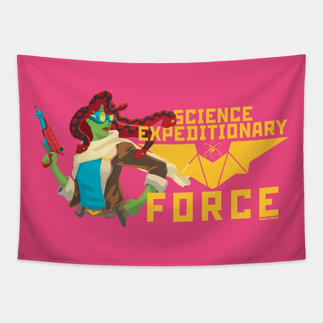 Dusa - Science Expeditionary Force Tapestry by monkeyminion